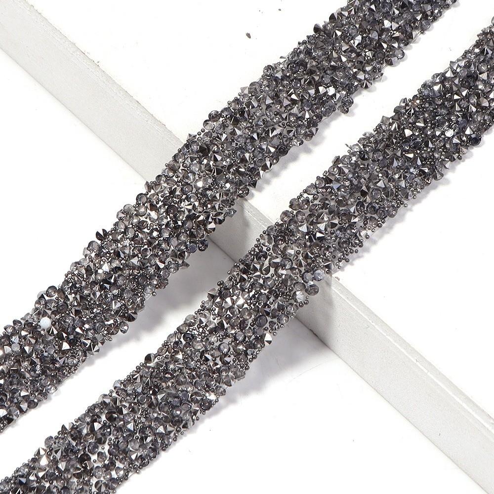 Decorations Trim Self Adhesive Chains Garment Accessories Resin Zirconia Chains Hairpin Decoration