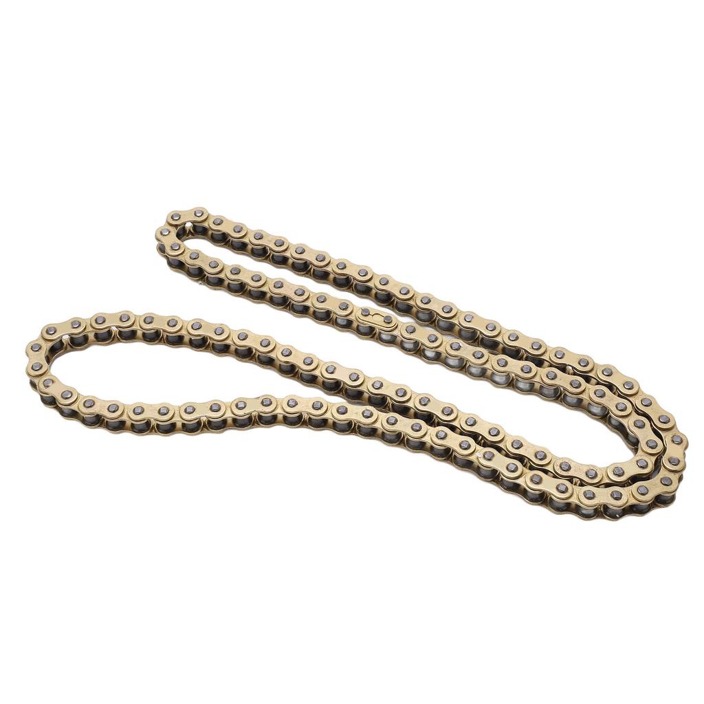428 Motorcycle Drive Chain 104 Link Gold Replacemen Chain for ATV Motorbike Repair Upgrade