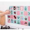 2PCS Kitchen Film Wall Stickers Waterproof and Oil Resistant High Temperature Ceramic Tile Stickers