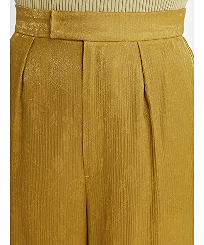 FRAY I.D. Sheer Jacquard Pants FWFP212058 Women's YEL 0