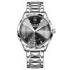 LIGE Top Brand Luxury Men's Watches Waterproof Diamond Luminous Calendar Week Watch For Man Casual Stainless Steel Quartz Watch