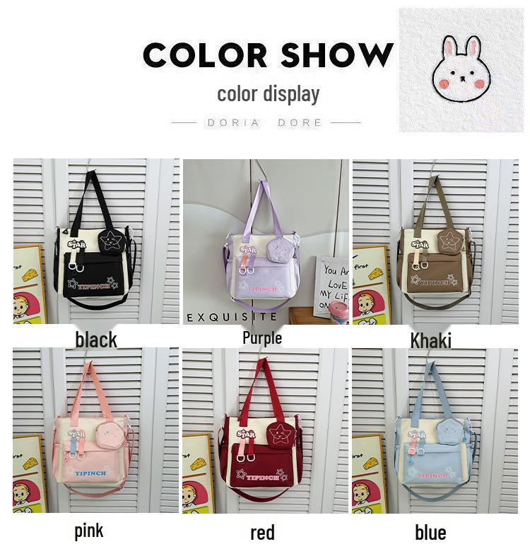 Star Crossbody Bag - Cute, Large Capacity Handbag for Girls, High School & Middle School Students