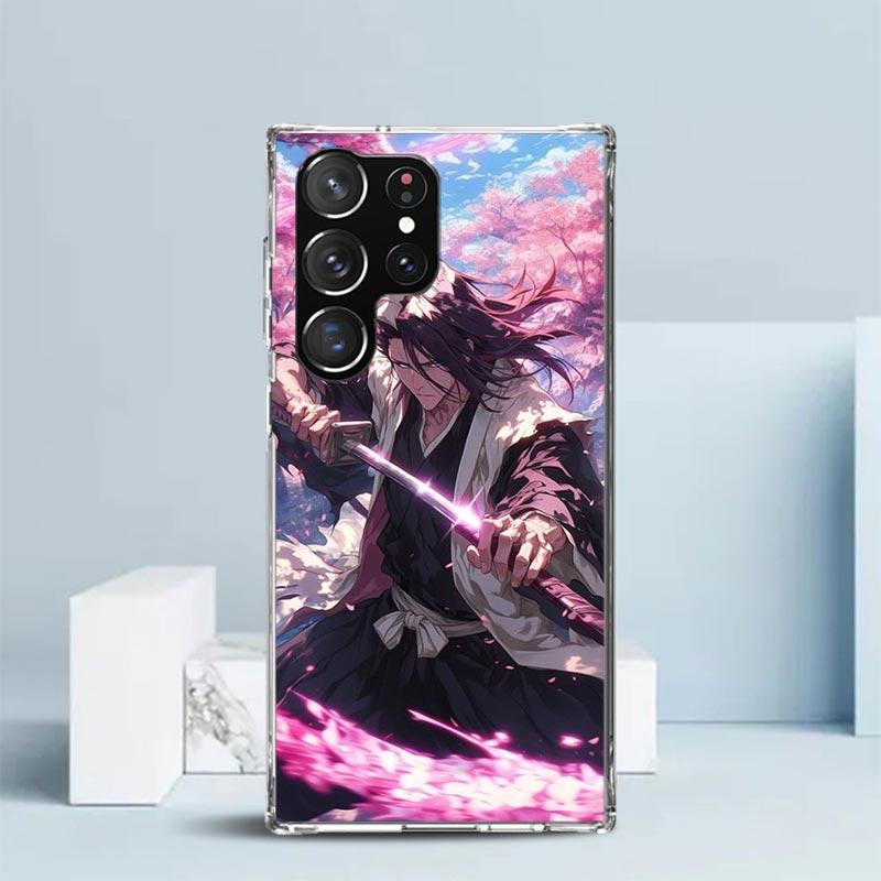 Bleach Kuchiki Byakuya Soft Cover for Samsung Galaxy S25 Edge S26 S24 S23 Ultra Phone Case S22 S21 Plus S20 FE Print Pattern She