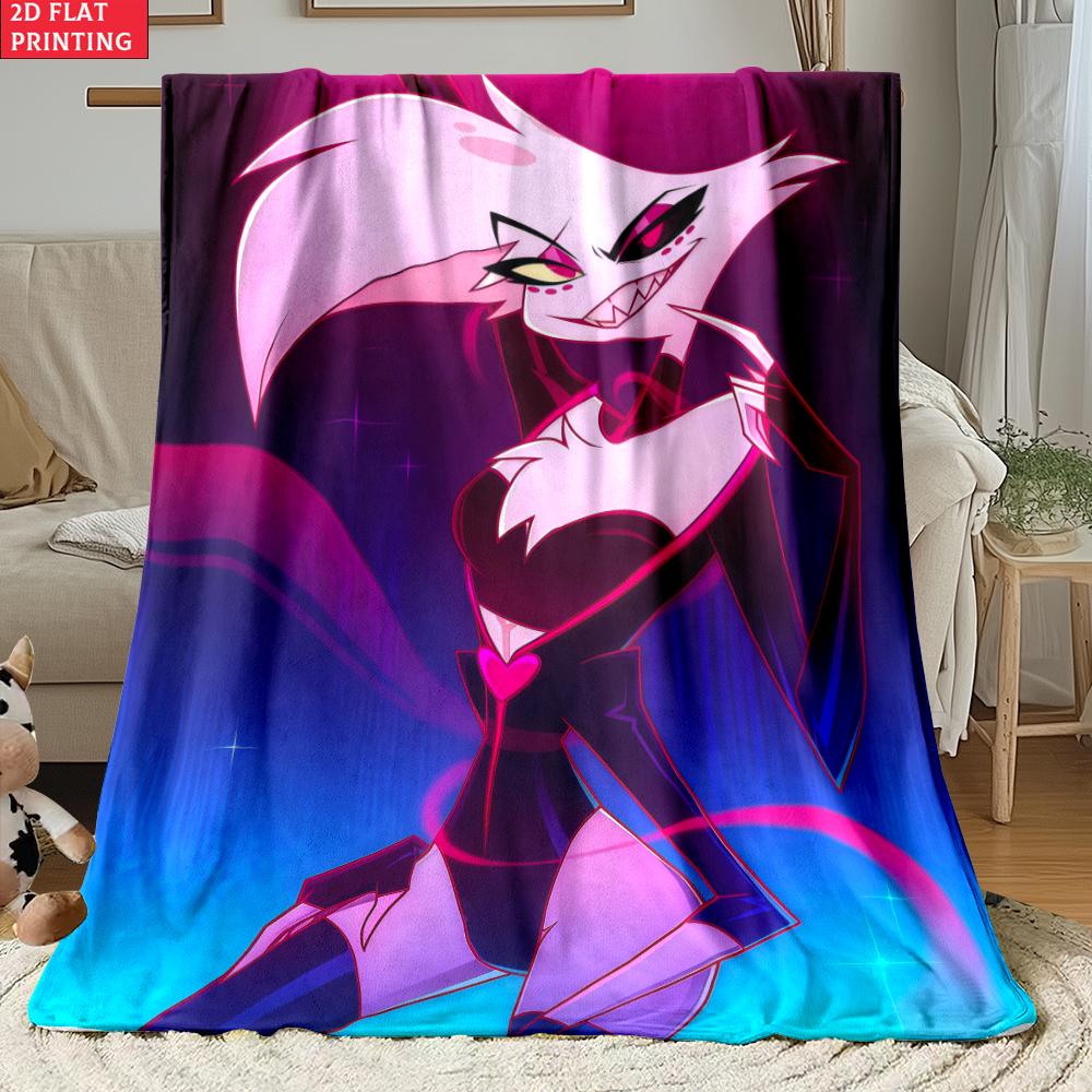 Anime Thin Flannel Blanket for Bedrooms,Living Rooms,Sofas Blankets,Offices,Lunch Breaks,Picnics,blankets Fluffy Blanket