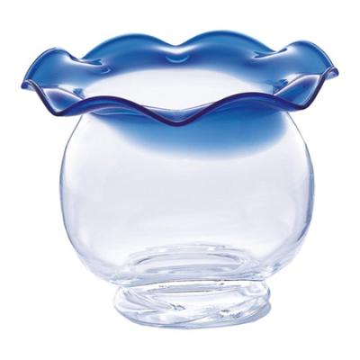 Acuario para Peces Dorados Hirota Glass, Azul, SM-5-BL