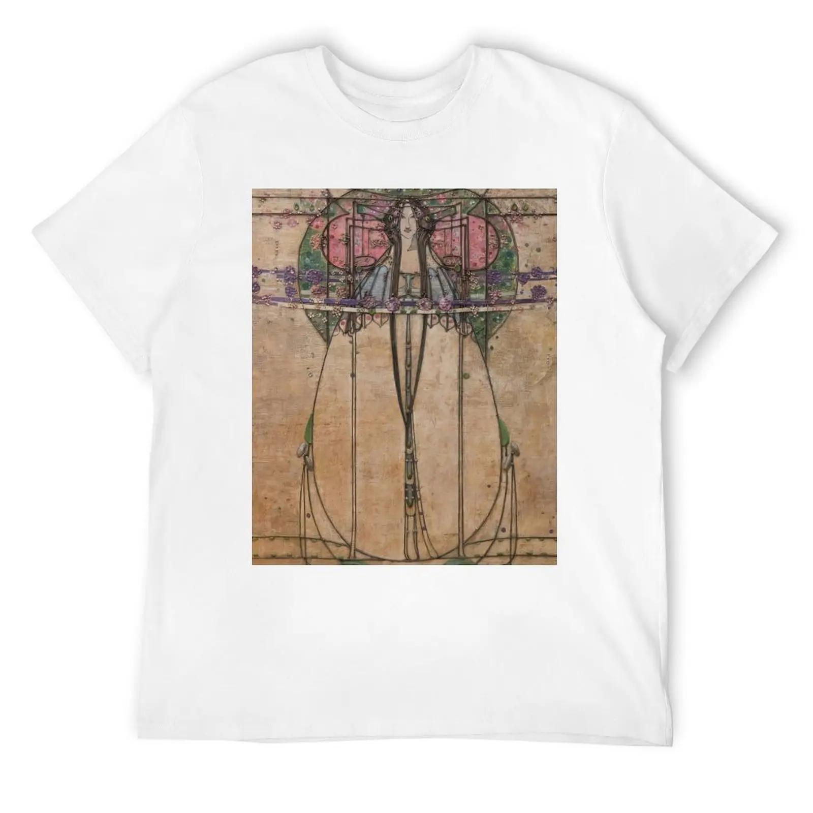 

Charles Rennie Mackintosh T-Shirt blue lock hippie clothes sublime blanks mens t shirts S