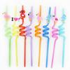 20pcs 25cm Reusable Dinosaur Straws Plastic Straws For Kids Birthday Party Decorations Dino Birthday Party Supplies