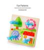 Multifunktionaler Holzperlen-Labyrinth & Formensortierkasten für Kinder Lernspielzeug