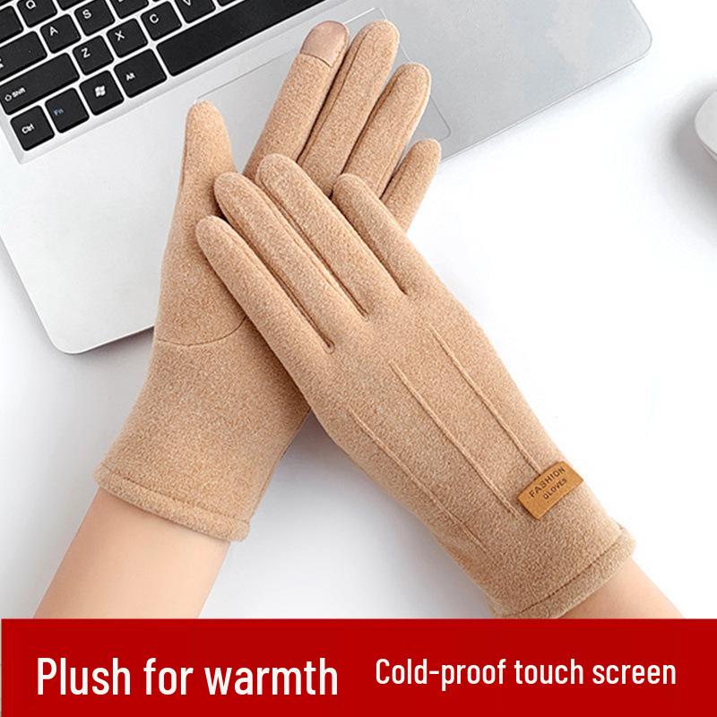 

Женские зимние ветрозащитные перчатки с сенсорным экраном и противоскользящим покрытием для катания на открытом воздухе Regular