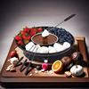 Chocolate Fondue Elegant Set Home And Electric Fondue House Set Melting Experience Or Parties Electric Set Minutes Kit