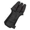 Bowstring Tabs Guard Soft Archery Fingers Protector 3 Fingers Protection Shooting Gloves for Outdoor Shooting