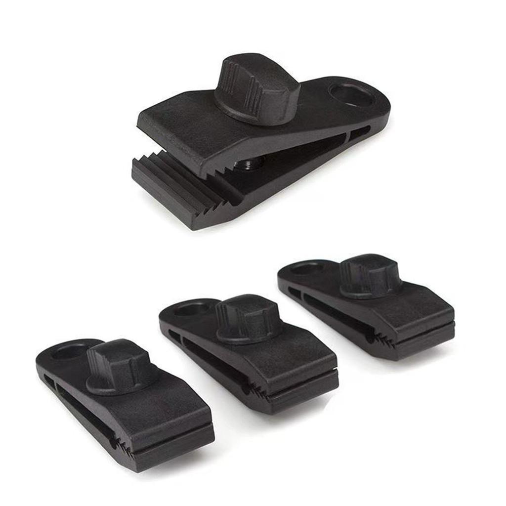 Heavy Duty Tarp Clips with Screw Lock, Tight Grip Tent Awning Clamps for Outdoor Camping, Windproof Tent Clips for Tarp, Canopy, Car Cover, Pool Cover