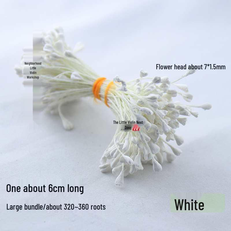 Korean Flat-Head Matte Flower Buds for DIY Hair Accessories