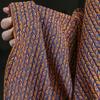 Tessuto Jacquard Creativo Stile Nazionale per Capispalla Borsa Abbigliamento Moda Designer Cucito Fai da Te Tessuto con Texture Intrecciata Spiga di Grano 3D