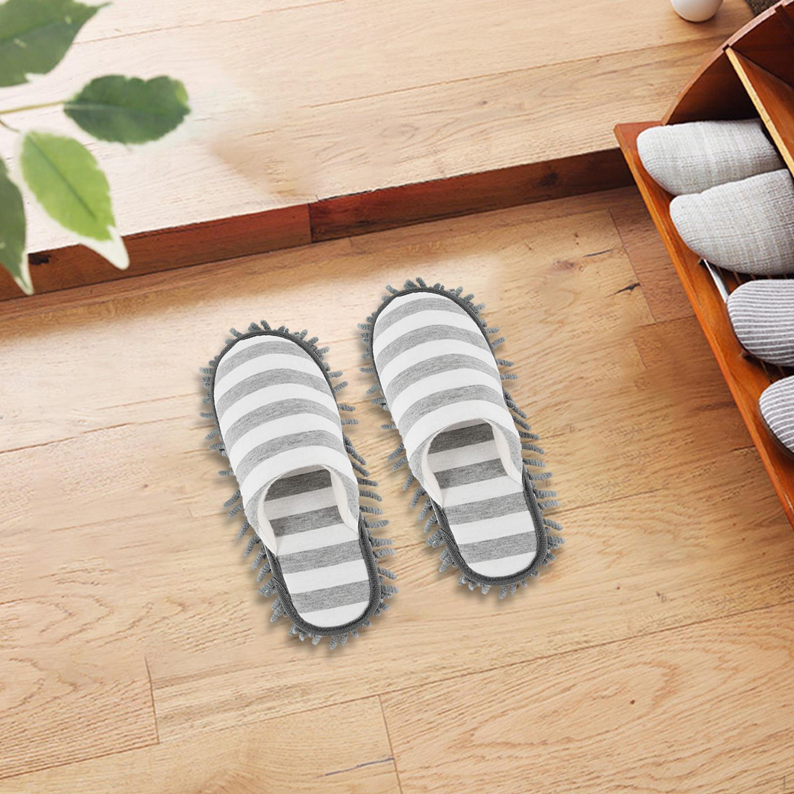 

Тапочки Easy Clean Floor для легкой уборки пыли и мытья полов серый