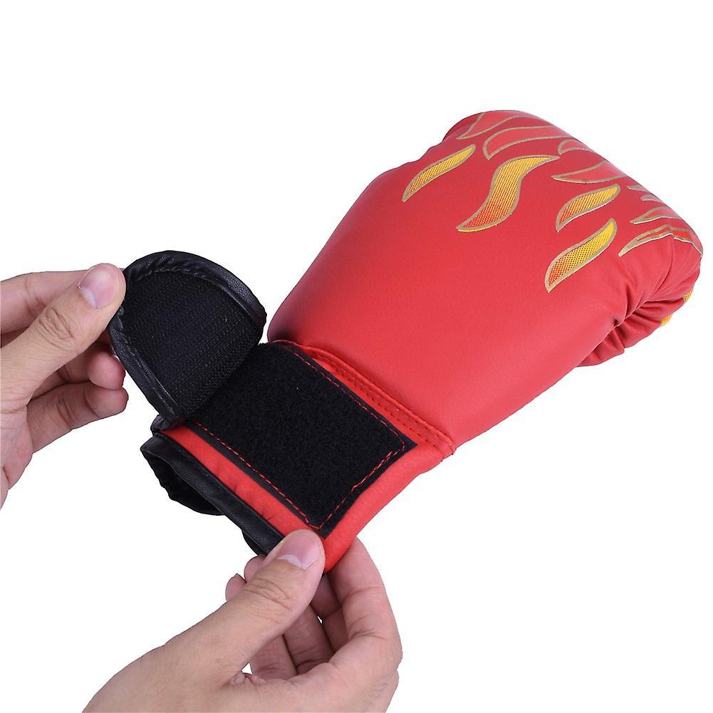 Verdant Touch Kinder Ringen Handschuhe Kinder Boxen Kampfhandschuhe, Rote Sandsack Boxhandschuhe für Kinder Schlagen, Sparring, Kickboxen, Muay Thai,
