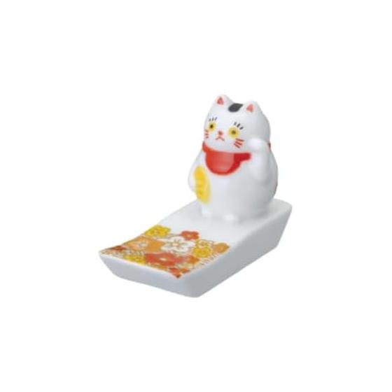 DECORE CORPORATION Raifuku Chopstick Rest, Beckoning Cat MG-29332