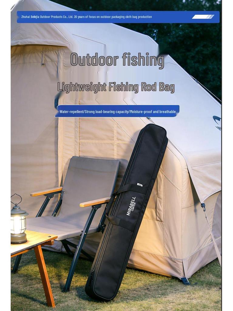 Camping Tent Pole and Gear Storage Bag, Thickened Oxford Cloth