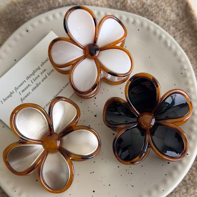 Flower Hair Claws for Women Vintage Fashion Hair Claw Clips Headwear Hairpins Crab Clamp Barrettes Girls Hair Accessories Gifts