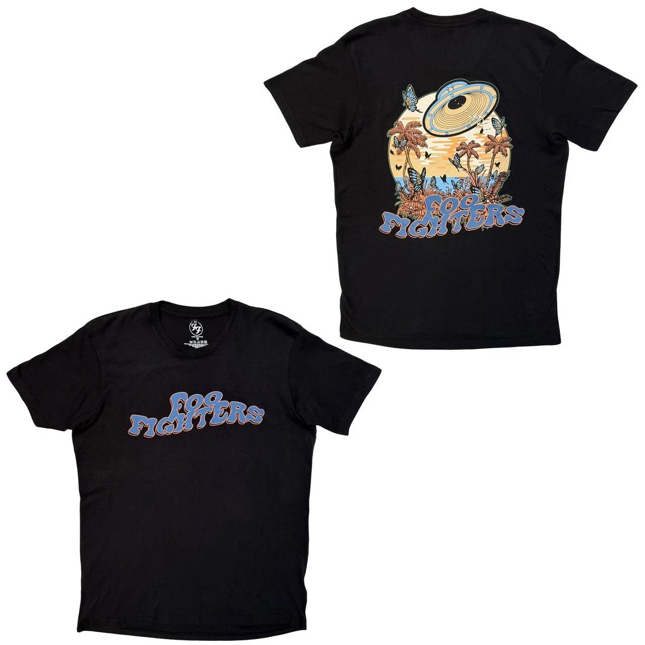 Foo Fighters Men s Space Butterflies Premium Carbon T-Shirt S-2XL NEW XXL