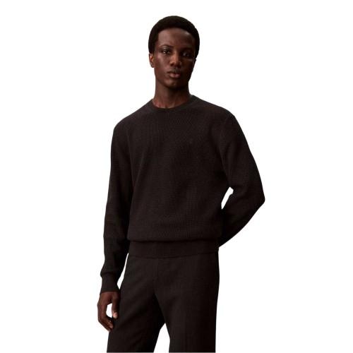 Calvin Klein Mens Waffle Knit Jumper