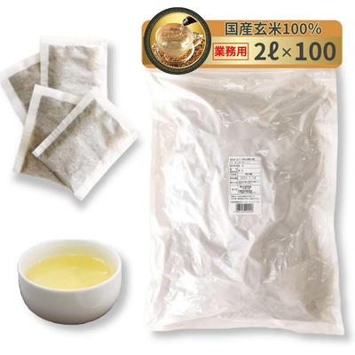 Yamashiro Tea, Kyoto [Commercial-Grade Tea Bags, 10g X 100 Tea Bags] Made with Japanese-Grown Genmaicha Tea Leaves, Suitable for Cold Brewing and