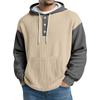 Men's Knit Hooded Sweatshirt Casual Long-Sleeve Sweatshirt