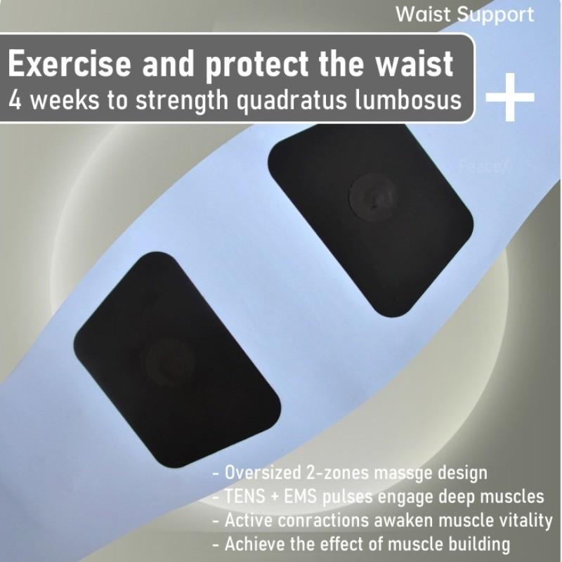 Aparat inteligent EMS pentru fitness abdominal, pierdere în greutate, suport pentru talie, masaj cu vibrații și încălzire, centură pentru slăbit și modelat corpul