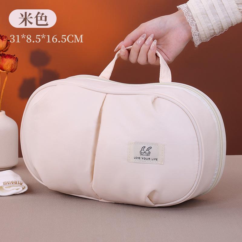 

Минималистичный Светлый Люкс Стиль Ins Однотонный Анти-Деформационный Сумка-Органайзер для Хранения Нижнего Белья Дорожный Портативный Носки