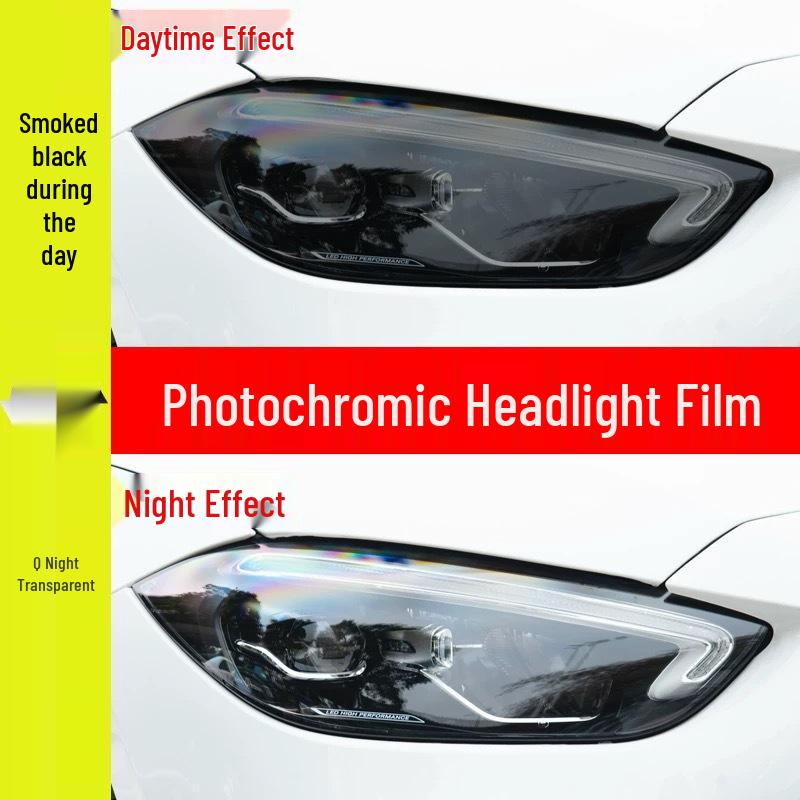15-24 Ford Raptor F150 Headlight Protection Film - Transparent Black TPU