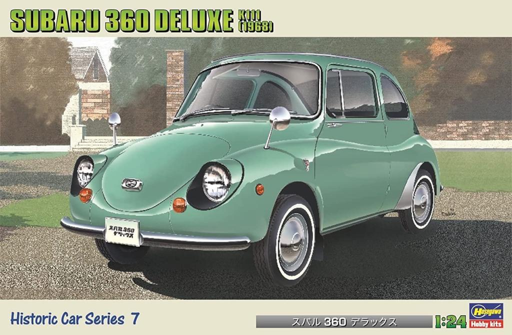 Hasegawa Scale Subaru 360 Deluxe 1968 Plastic Model HC7 1/24