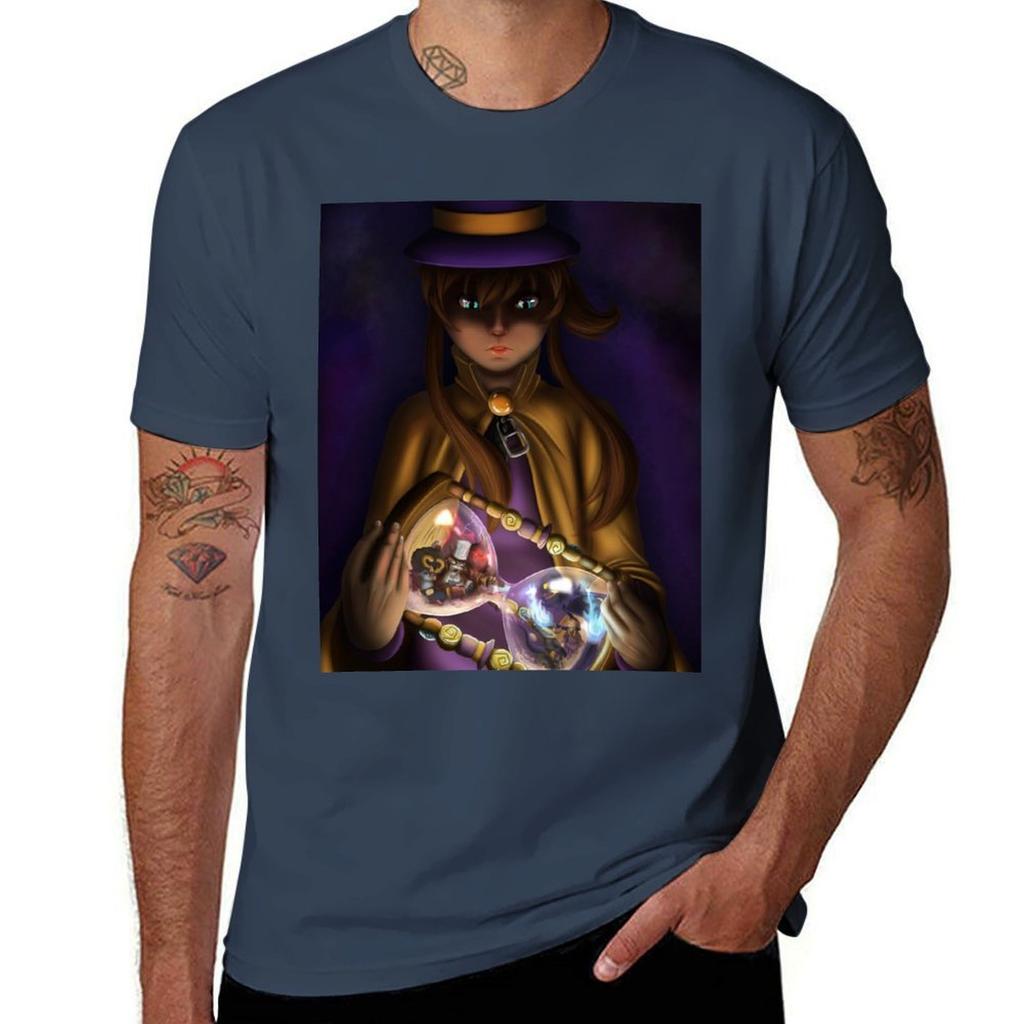 A Hat In Time The World In An Hourglass Tshirt Basic Breathable Solid Color Tshirt