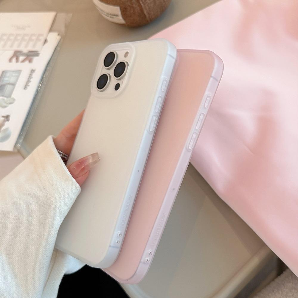 Soft Matte Candy Transparent Phone Case For iPhone 16 15 14 13 12 11 Pro Max X XR XS 7 8 Plus Shockproof Silicone Bumper Cover