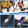 Universal Magnetic Phone Case with Ring Holder & Lens Protector for Samsung S23/S24 Ultra