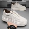 Spring men's platform trend casual shoes new inner height increase versatile board shoes running sports men's shoes