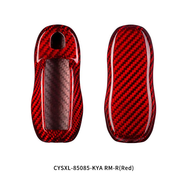 Echte Carbonfaser Auto Fernbedienung Schlüsselanhänger Hülle Abdeckung für Porsche Macan 911 Panamera Cayenne Boxster 986 987 981 Zubehör