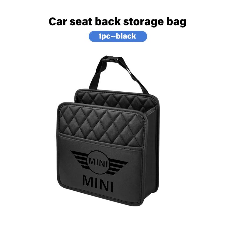 

Leather Car Seat Gap Handbag Holder Storage Bag Accessiores For MINI R55 R56 F55 F56 Cooper One JCW Clubman Countryman
