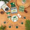 Patrick's Day Decor Gnome Leprechaun's Hat Shamrock Wooden Signs Decorations