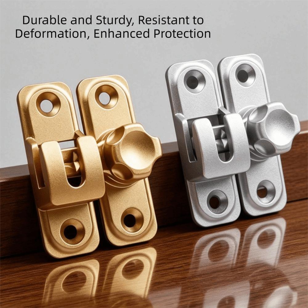 Zinc Alloy Anti-theft Door Buckles 90/180 Degree Door Latch Security Bolt Latch  Window Latch