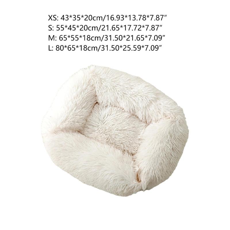 Creative Pet Bed Thicken Nest for Dogs and Cats Soft Plush Rectangular Sofa