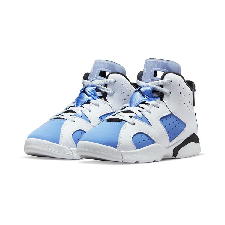 New Jordan 6 Retro UNC White PS DV3605-410