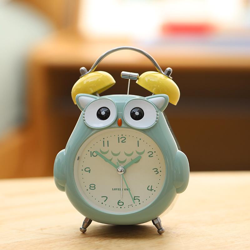 

Big Ringtone Simple Creative Sleepy Alarm Clock Cartoon Children Student Using Luminous Simple Silent Bedside Alarm Clock