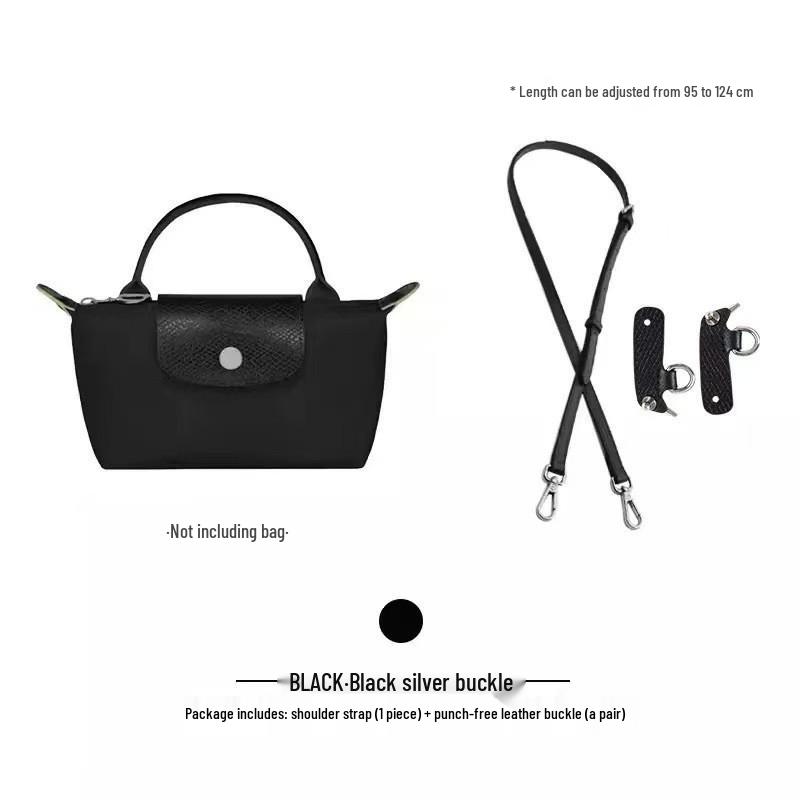 Axelrem med läderspänne för Dumplingväska - Hålfri, 0,9 cm*1,2 cm