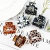 Acetat Mini Quadrat Hohl Haarnadel Krallenklemme Damen Haarspangen Mädchen Spangen Bade Bündel Haarschmuck