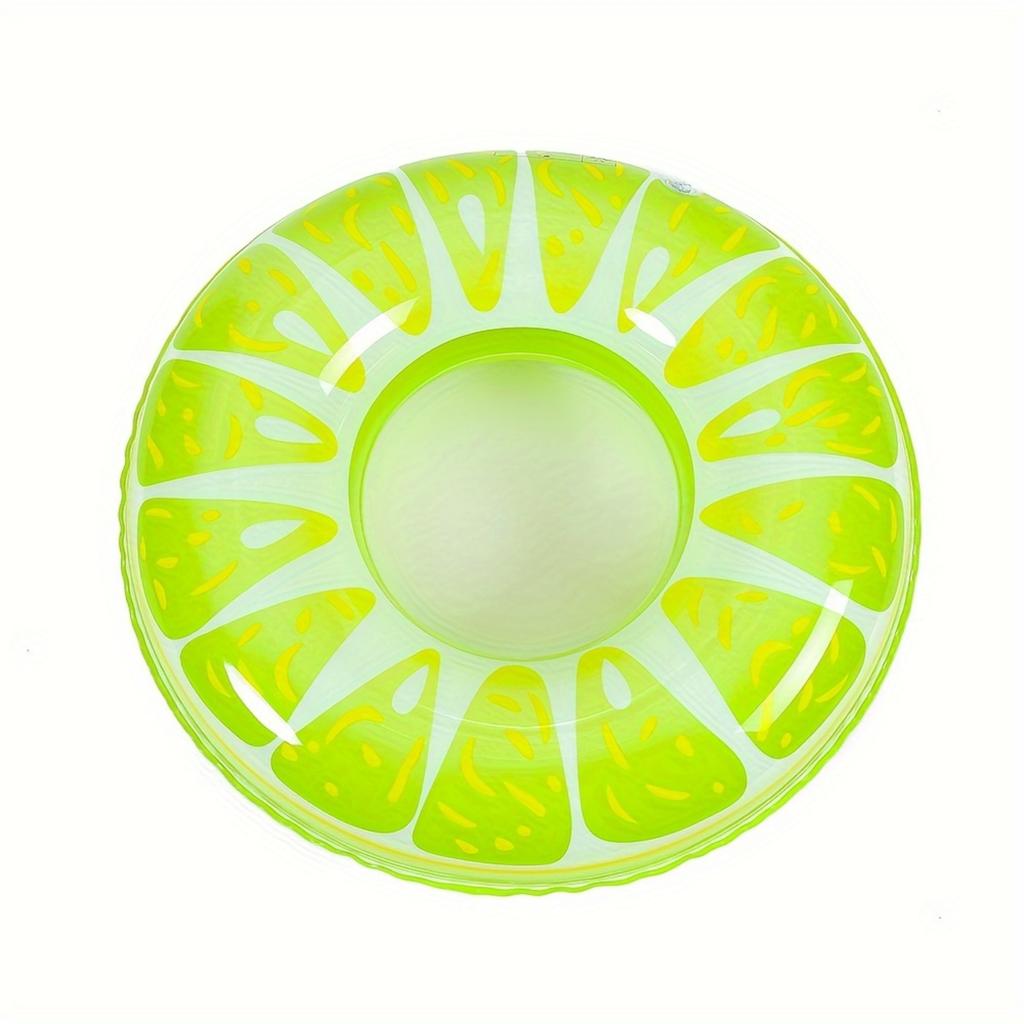Frukt Pool Flyt, Vattenmelon Apelsin Citron Badring, Uppblåsbar Badpool Party Badring Poolleksak För Skojs skull