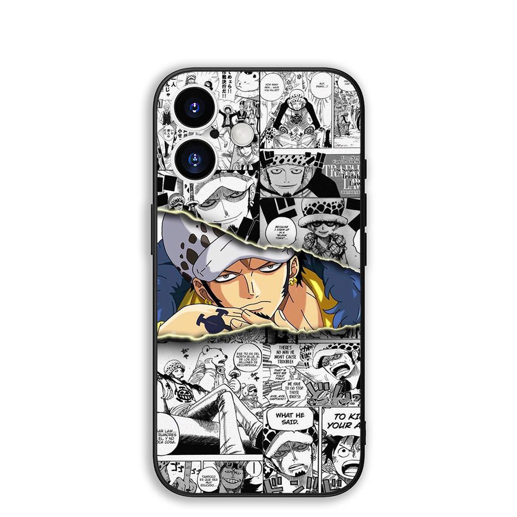 for Xiaomi Redmi Note 12 10 11 9 Pro 10C 12C 9T 9A 10A 12S Note11 Note12 5G 4G Phone Case Trafalgar D Water Law One Pieces Luffy