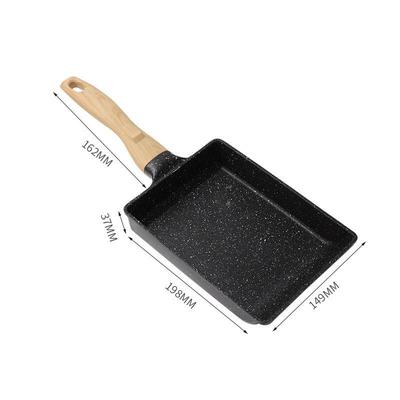 Wutuo Maifan Stone Square Tamagoyaki Frying Pan, Black