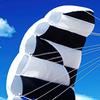 Flying Kite Beautiful Tear-resistant 1.4M Rainbow Dual Line Rainbow Power Kites for Entertainment