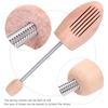2Pcs Wood Anti Deformation Anti Wrinkle Women Men Shoe Tree   with Spring Column(35 36)