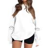 Women Tops Long Sleeve R-Neck Shirts Fall Fashion  Casual Business Tunic Blouses